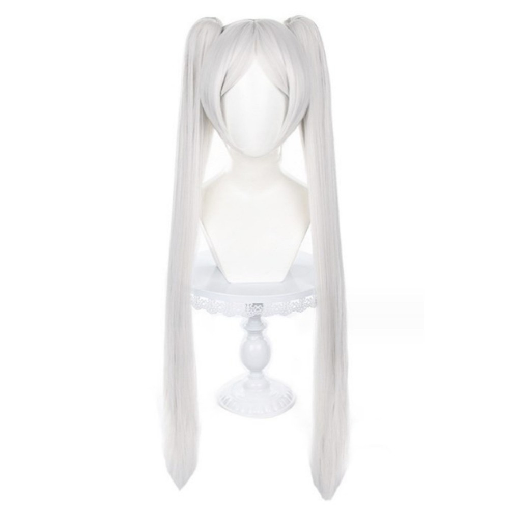 Frieren Wig Heat Resistant Synthetic Hair Accessories Cosplay Costume Halloween Carnival