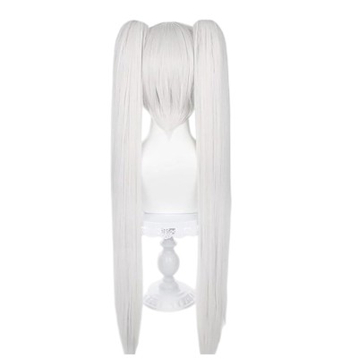 Frieren Wig Heat Resistant Synthetic Hair Accessories Cosplay Costume Halloween Carnival