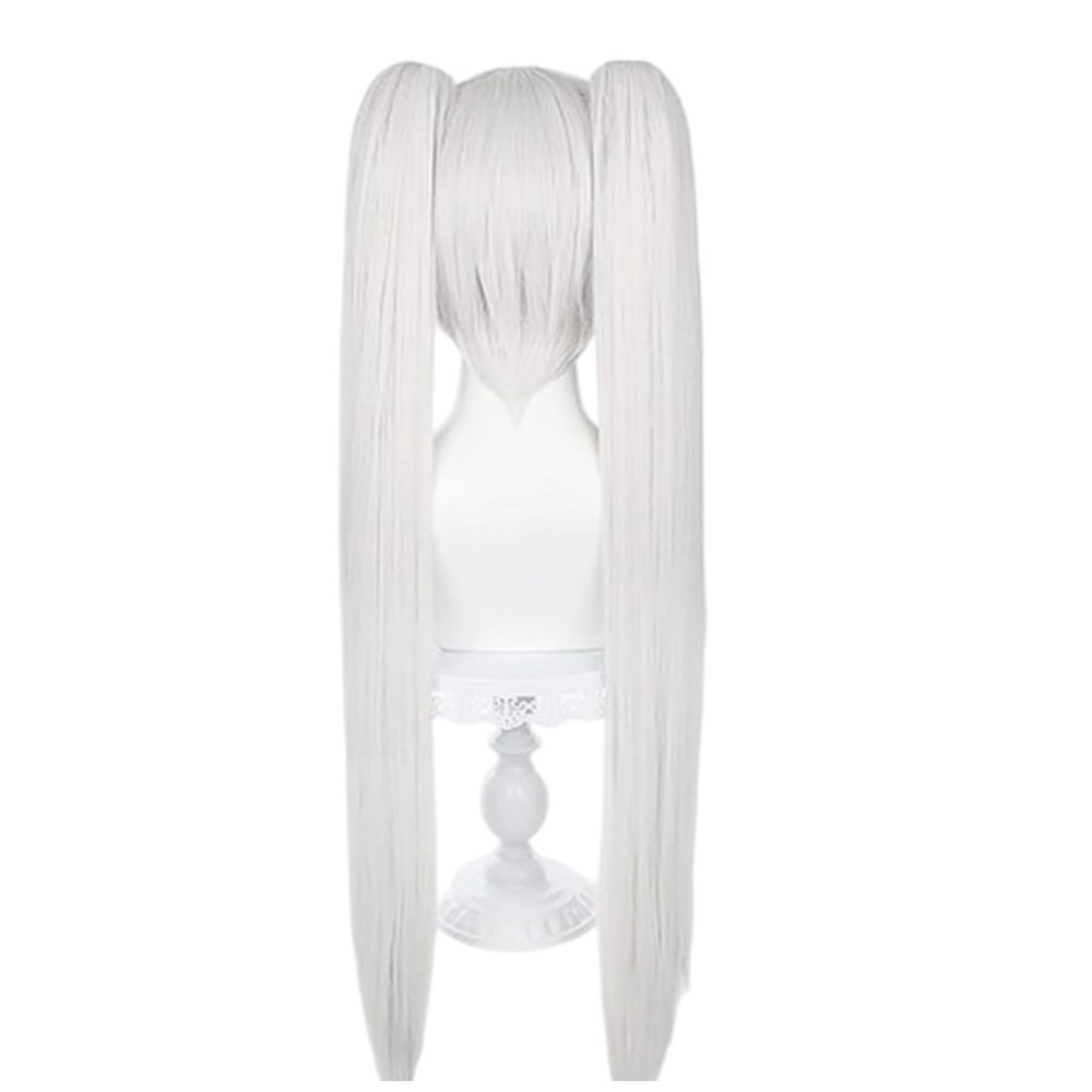 Frieren Wig Heat Resistant Synthetic Hair Accessories Cosplay Costume Halloween Carnival