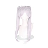 Frieren Wig and Ear Heat Resistant Synthetic Hair Accessories Cosplay Costume Halloween Carnival