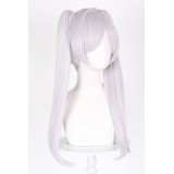 Frieren Wig and Ear Heat Resistant Synthetic Hair Accessories Cosplay Costume Halloween Carnival