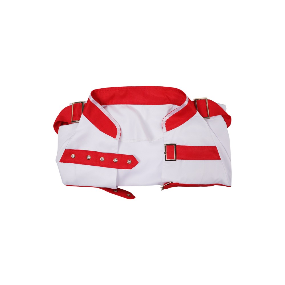 Freddie Mercury White Jacket Suit Cosplay Costume Halloween Carnival Outfit
