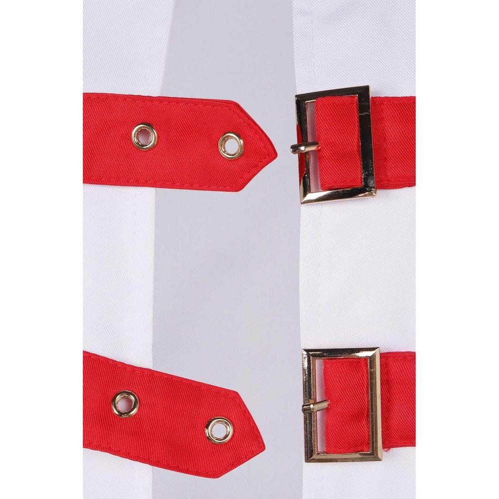 Freddie Mercury White Jacket Suit Cosplay Costume Halloween Carnival Outfit