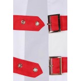 Freddie Mercury White Jacket Suit Cosplay Costume Halloween Carnival Outfit
