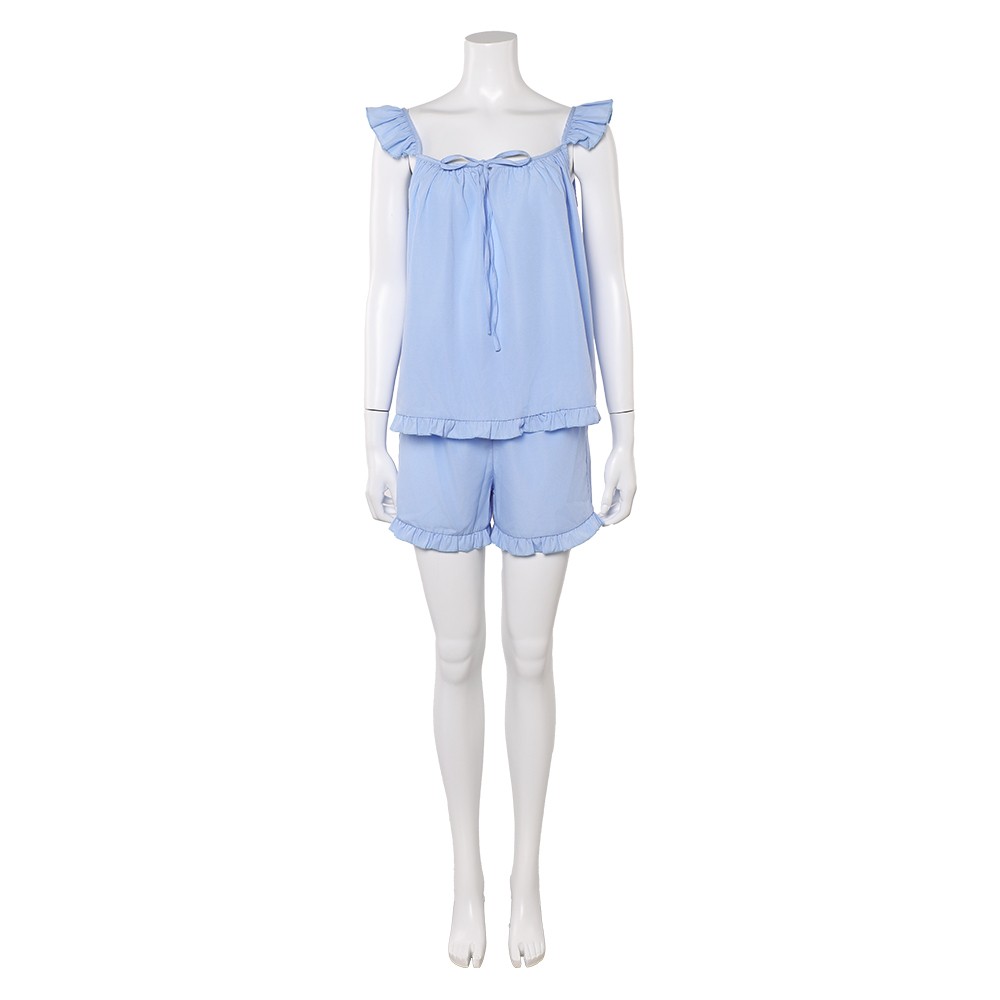 Freakier Friday Lily Davies Woman Blue Nightgowns Pajamas Party Cosplay Costume Halloween Carnival