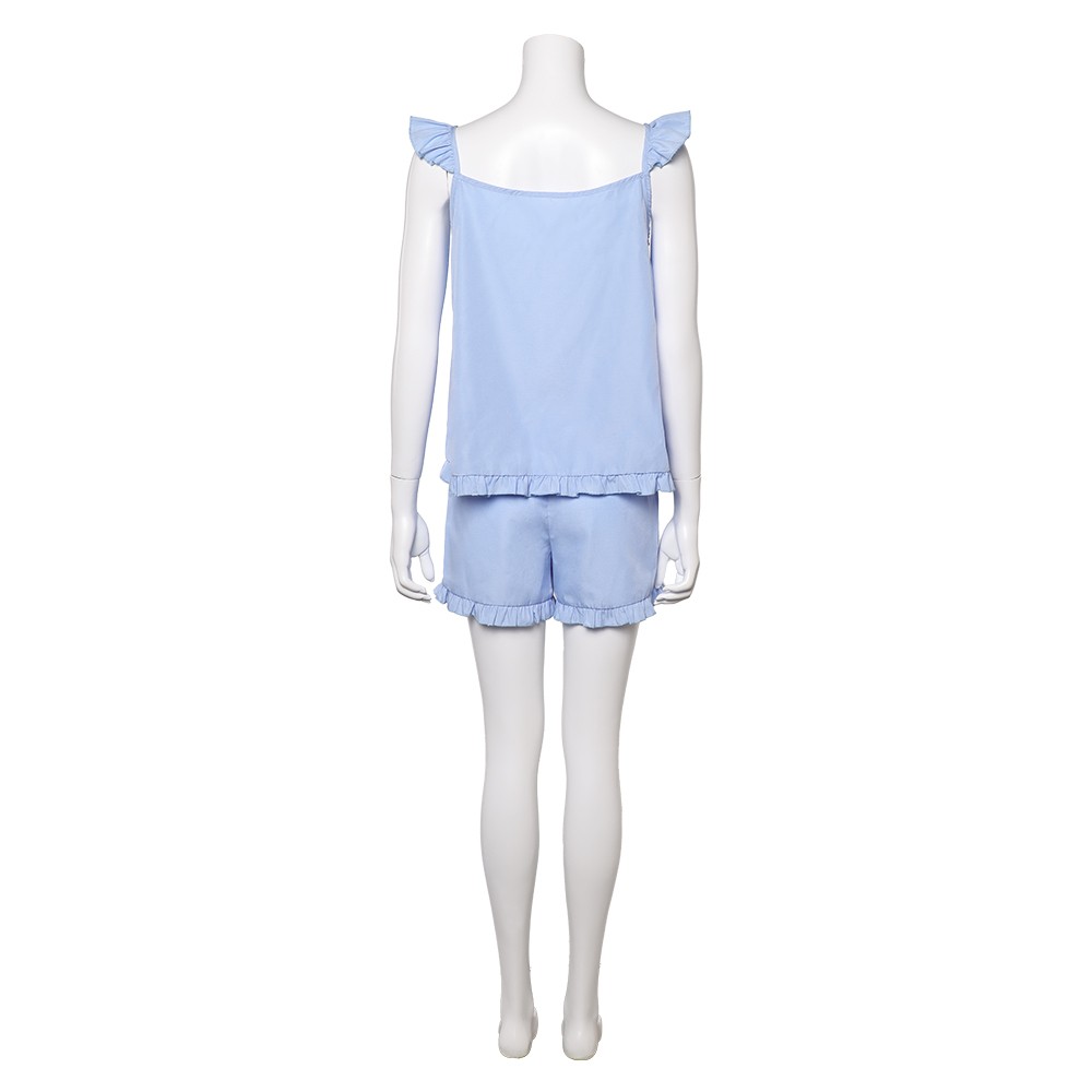Freakier Friday Lily Davies Woman Blue Nightgowns Pajamas Party Cosplay Costume Halloween Carnival