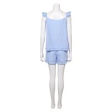 Freakier Friday Lily Davies Woman Blue Nightgowns Pajamas Party Cosplay Costume Halloween Carnival