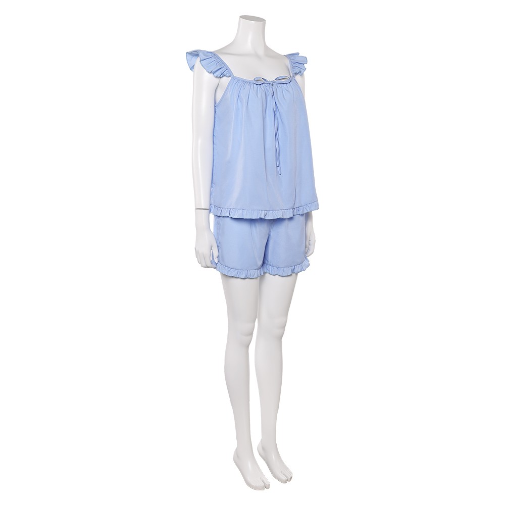 Freakier Friday Lily Davies Woman Blue Nightgowns Pajamas Party Cosplay Costume Halloween Carnival