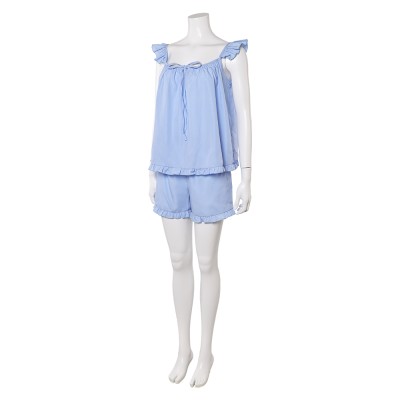 Freakier Friday Lily Davies Woman Blue Nightgowns Pajamas Party Cosplay Costume Halloween Carnival