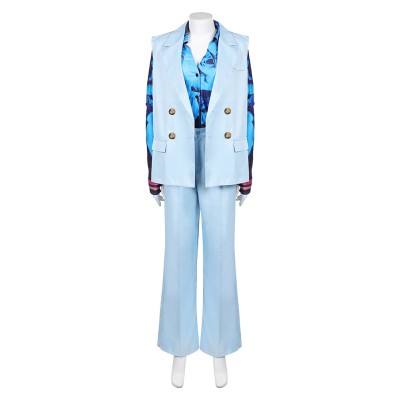 Freakier Friday Anna Women Blue Uniform Suit Set Party Cosplay Costume Halloween Carnival