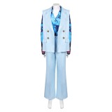 Freakier Friday Anna Women Blue Uniform Suit Set Party Cosplay Costume Halloween Carnival