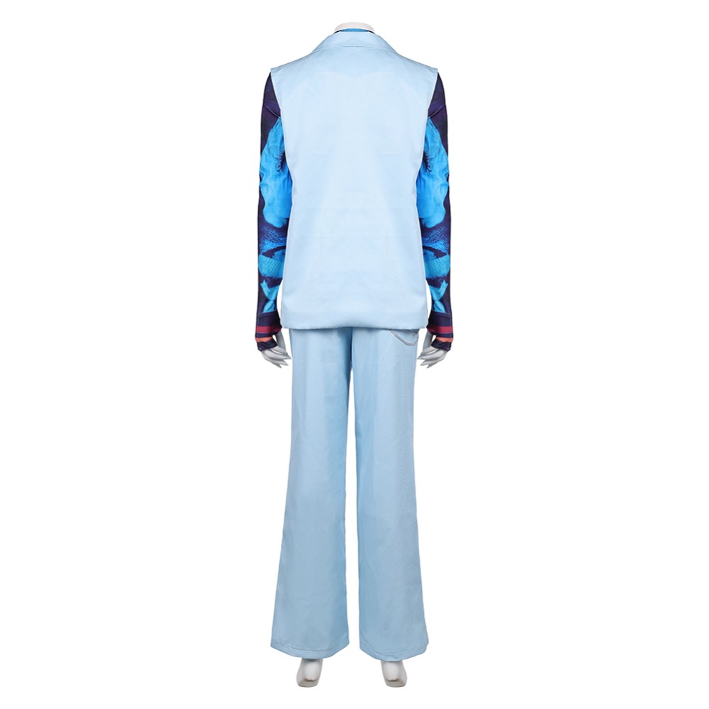 Freakier Friday Anna Women Blue Uniform Suit Set Party Cosplay Costume Halloween Carnival