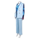 Freakier Friday Anna Women Blue Uniform Suit Set Party Cosplay Costume Halloween Carnival