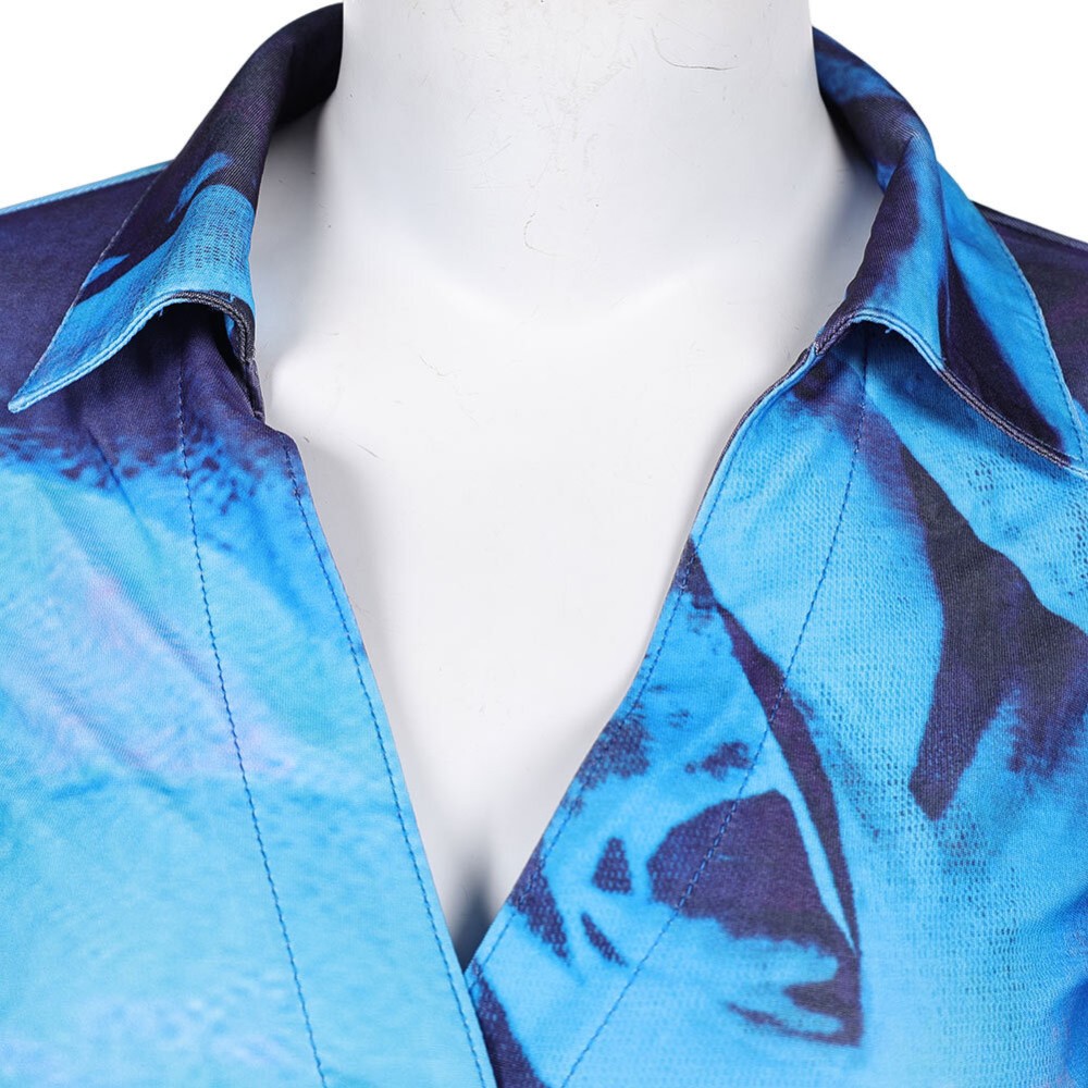 Freakier Friday Anna Women Blue Uniform Suit Set Party Cosplay Costume Halloween Carnival