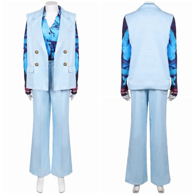 Freakier Friday Anna Women Blue Uniform Suit Set Party Cosplay Costume Halloween Carnival