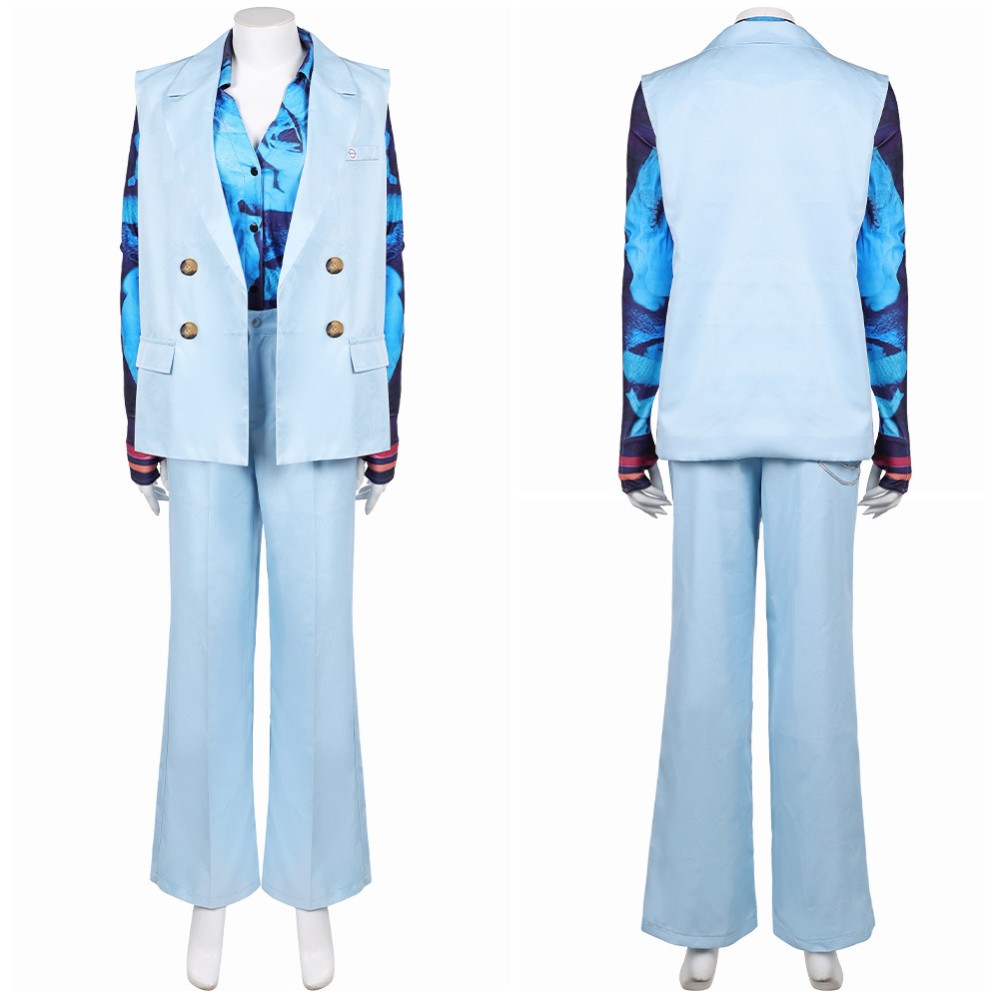 Freakier Friday Anna Women Blue Uniform Suit Set Party Cosplay Costume Halloween Carnival