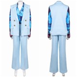 Freakier Friday Anna Women Blue Uniform Suit Set Party Cosplay Costume Halloween Carnival