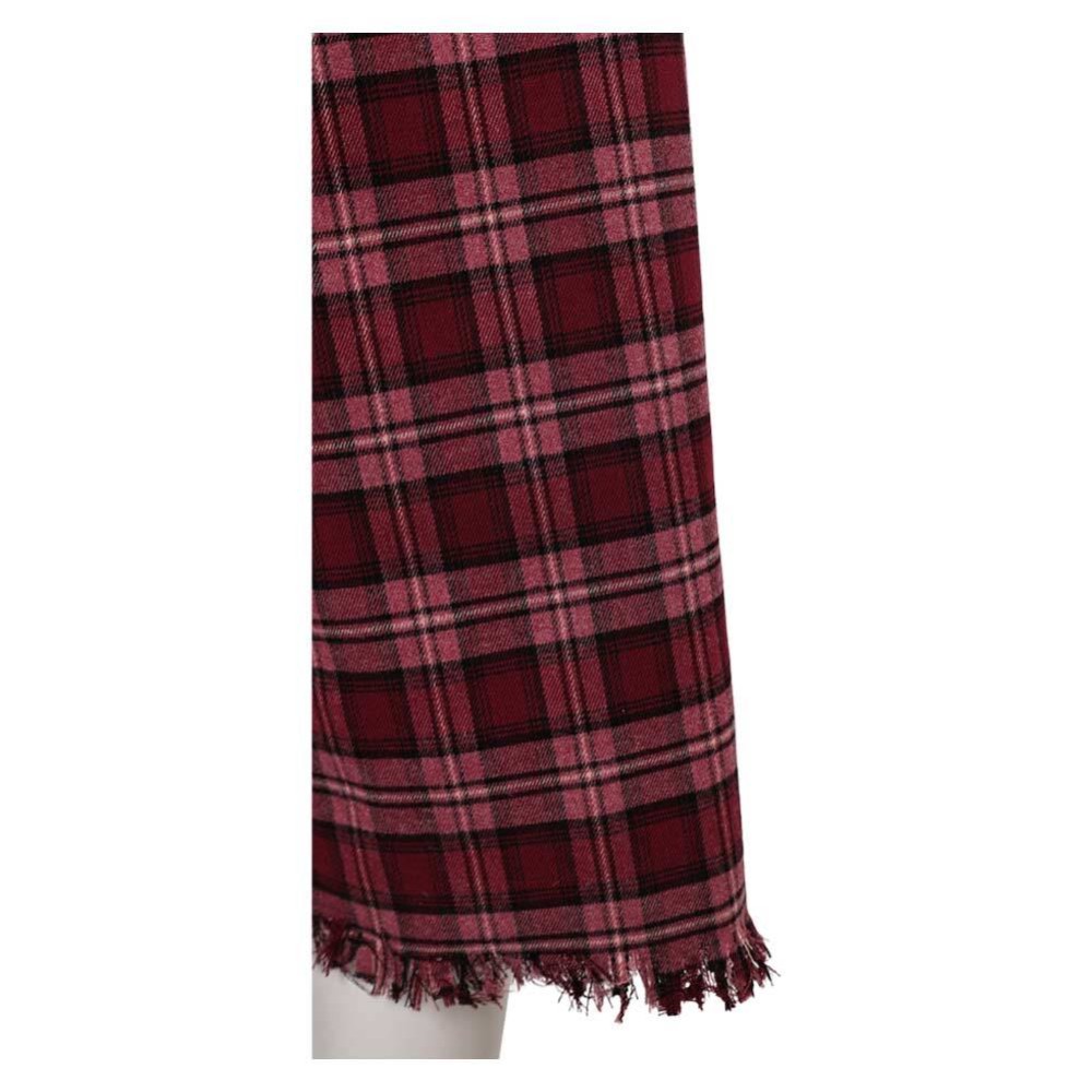 Freakier Friday Anna Coleman Women Black Top Flannel Pants Party Cosplay Costume Halloween Carnival