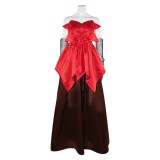 Freakier Friday Anna Coleman Red Gown Set Party Cosplay Costume Halloween Carnival