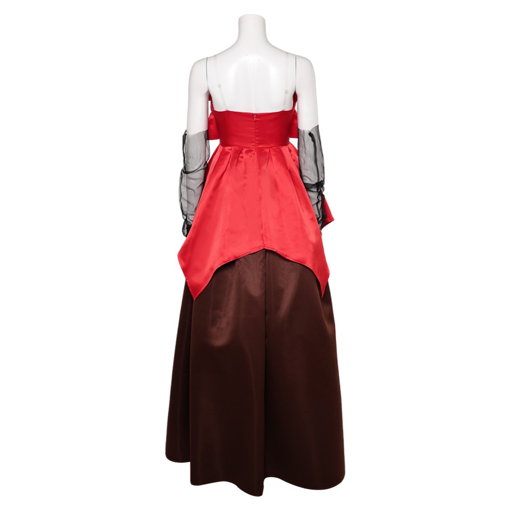 Freakier Friday Anna Coleman Red Gown Set Party Cosplay Costume Halloween Carnival
