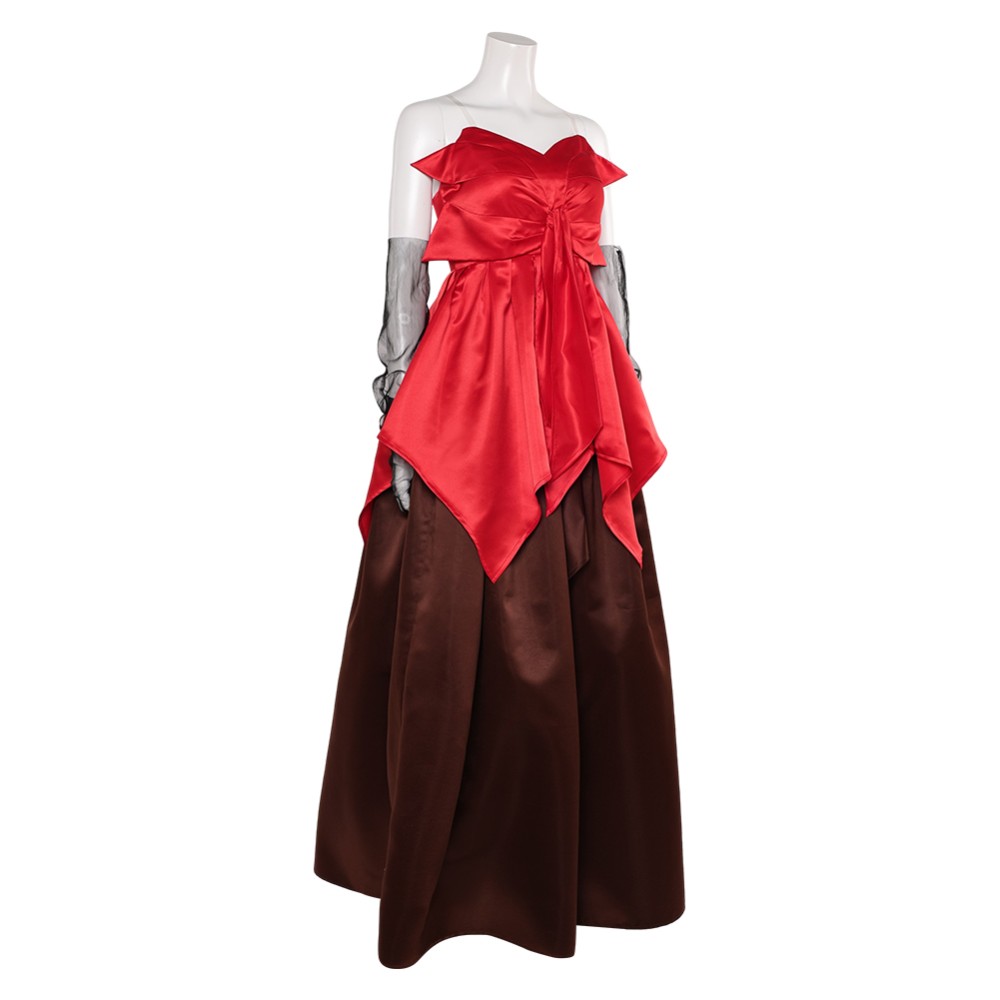 Freakier Friday Anna Coleman Red Gown Set Party Cosplay Costume Halloween Carnival
