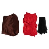 Freakier Friday Anna Coleman Red Gown Set Party Cosplay Costume Halloween Carnival