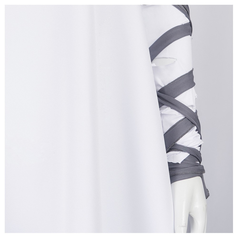 Frankenstein Elizabeth Women White Cosplay Costume Halloween Carnival Outfit