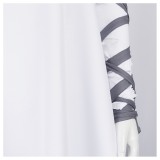 Frankenstein Elizabeth Women White Cosplay Costume Halloween Carnival Outfit