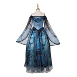 Frankenstein Elizabeth Women Blue Cosplay Costume Halloween Carnival Outfit