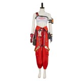 FragPunk Nitro Women Red Cosplay Costume Halloween Carnival Outfit