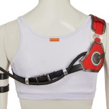 FragPunk Nitro Women Red Cosplay Costume Halloween Carnival Outfit