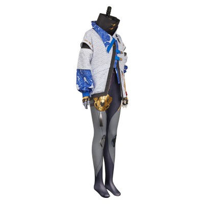 FragPunk Kismet Women White Cosplay Costume Halloween Carnival Outfit
