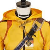 FragPunk Hollowpoint Women Yellow Cosplay Costume Halloween Carnival Outfit