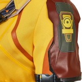 FragPunk Hollowpoint Women Yellow Cosplay Costume Halloween Carnival Outfit