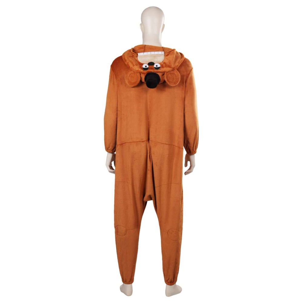 Five Nights at Freddy's Freddy Freddy Bear Plush One-piece Pajamas Suit Cosplay Costume Halloween Carnival Outfit