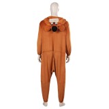 Five Nights at Freddy's Freddy Freddy Bear Plush One-piece Pajamas Suit Cosplay Costume Halloween Carnival Outfit