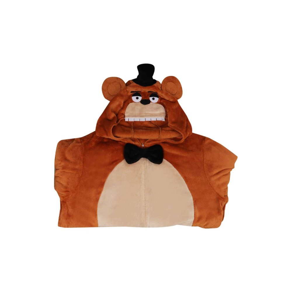 Five Nights at Freddy's Freddy Freddy Bear Plush One-piece Pajamas Suit Cosplay Costume Halloween Carnival Outfit