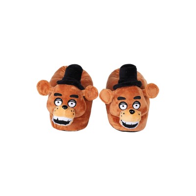 Five Nights At Freddy's Freddy Bear Plush Slippers Shoes Accessories Cosplay Costume Halloween Carnival