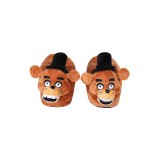 Five Nights At Freddy's Freddy Bear Plush Slippers Shoes Accessories Cosplay Costume Halloween Carnival
