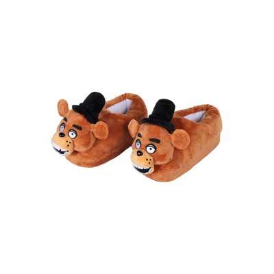 Five Nights At Freddy's Freddy Bear Plush Slippers Shoes Accessories Cosplay Costume Halloween Carnival