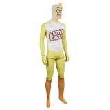 Five Nights at Freddy's Chica Jumpsuits Suit Cosplay Costume Halloween Carnival Outfit