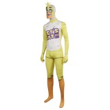 Five Nights at Freddy's Chica Jumpsuits Suit Cosplay Costume Halloween Carnival Outfit