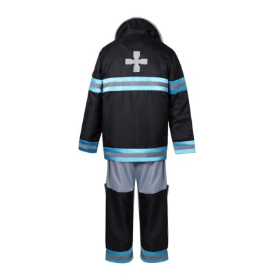 Fire Force Season 3 (2025) Shinra Kusakabe Cosplay Costume Halloween Carnival Outfit