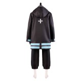 Fire Force Season 2 Shinra Kusakabe Uniform Cosplay Costume Halloween Carnival Outfit