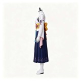 Final Fantasy Yuna Women White Kimono Cosplay Costume Halloween Carnival Outfit