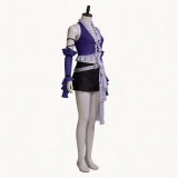 Final Fantasy Yuna Women Purple Cosplay Costume Halloween Carnival Outfit