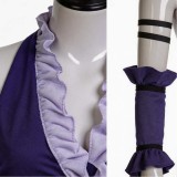 Final Fantasy Yuna Women Purple Cosplay Costume Halloween Carnival Outfit