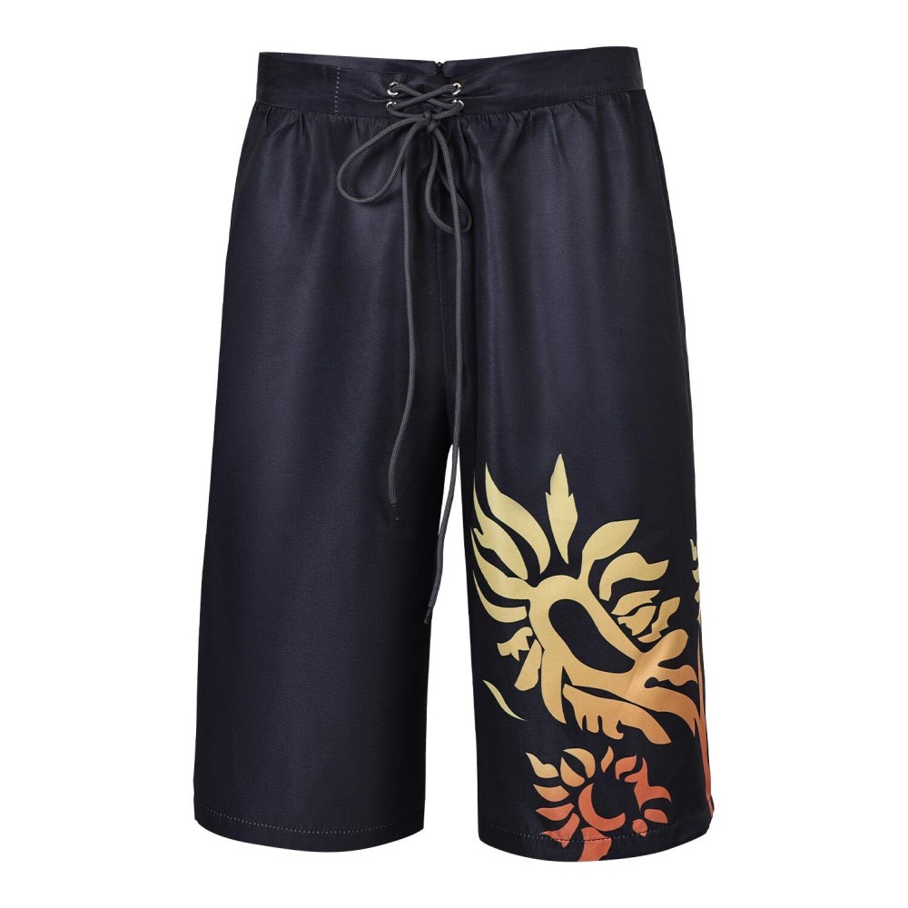Final Fantasy XVI Zack Black Beach Pants Trunks Suit Cosplay Costume Halloween Carnival Outfit