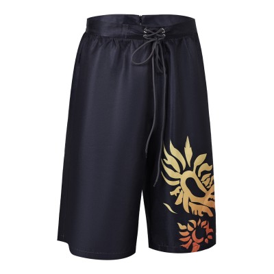 Final Fantasy XVI Zack Black Beach Pants Trunks Suit Cosplay Costume Halloween Carnival Outfit