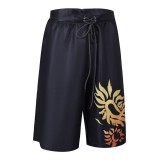 Final Fantasy XVI Zack Black Beach Pants Trunks Suit Cosplay Costume Halloween Carnival Outfit